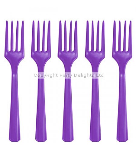 GARFOS PLÁSTICO ROXO
